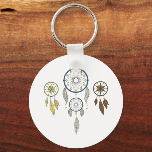 Achtergrond Dream Catchers Sleutelhanger (Voorkant)
