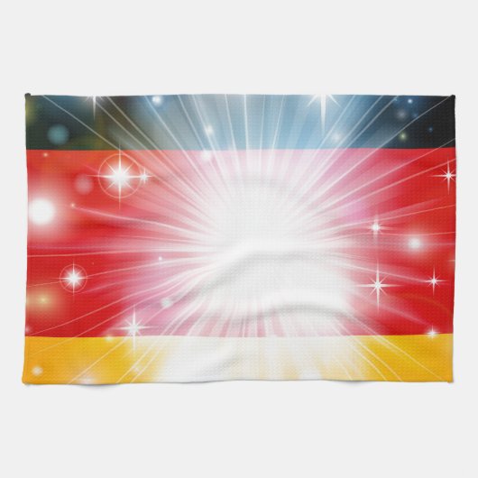 Achtergrond Duitse vlag Theedoek (Horizontaal)