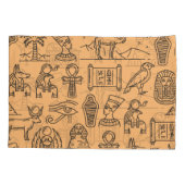 Achtergrond Egyptisch Hieroglyphic-symbool Kussensloop (Achterkant-Links)