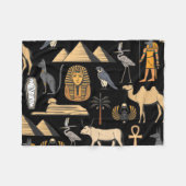 Achtergrond Egyptisch Symboolsymbool Fleece Deken (Voorkant (Horizontaal))