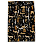Achtergrond Egyptisch Symboolsymbool Medium Cadeauzakje (Achterkant)