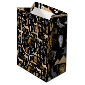 Achtergrond Egyptisch Symboolsymbool Medium Cadeauzakje (Achterkant Gekanteld)