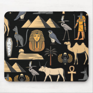 Achtergrond Egyptisch Symboolsymbool Muismat