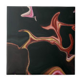 Achtergrond Elegant Black Marble Texble Tegeltje (Voorkant)