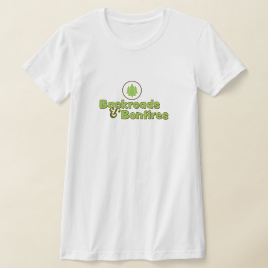 Achtergrond en bosbranden Women's Fine Jersey T-shirt (Laagn)