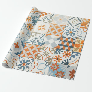 Achtergrond en textuur met het patroon van de Vero Cadeaupapier
