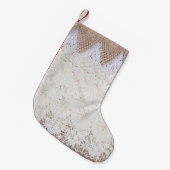 Achtergrond en textuur van loopdoek kleine kerstsok (Voorkant (Hangend))