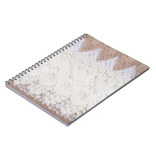 Achtergrond en textuur van loopdoek notitieboek (Linkerzijde)