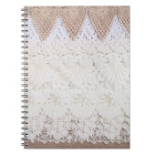 Achtergrond en textuur van loopdoek notitieboek (Voorkant)