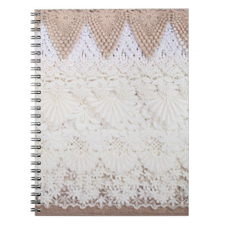 Achtergrond en textuur van loopdoek notitieboek