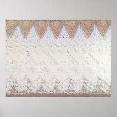 Achtergrond en textuur van loopdoek poster (Voorkant)