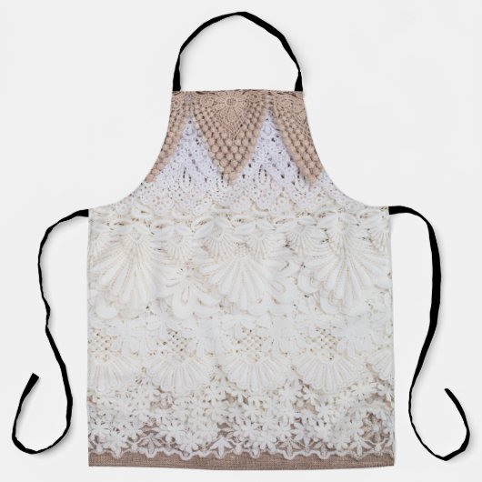 Achtergrond en textuur van loopdoek schort (Voorkant)