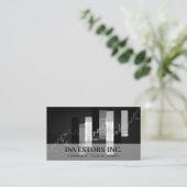 Achtergrond financiële kaarten visitekaartje (Staand voorkant)