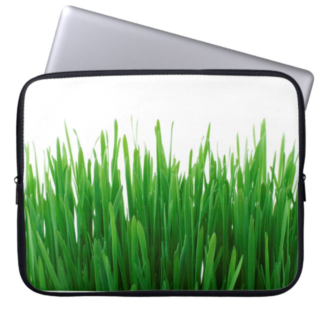 Achtergrond flora vers laptop sleeve (Voorkant)