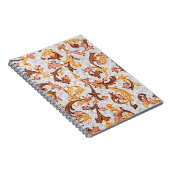 achtergrond - Floral Pattern uit 18e eeuw Notitieboek (Rechterzijde)