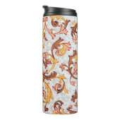  achtergrond - Floral Pattern uit 18e eeuw Thermosbeker (Geroteerd rechts)
