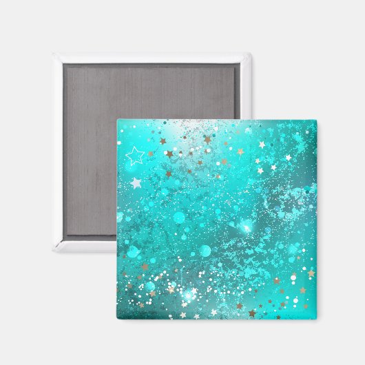 Achtergrond Folie Turquoise Magneet (Voorkant / Achterkant)