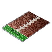 Achtergrond football laces notitieboek (Linkerzijde)