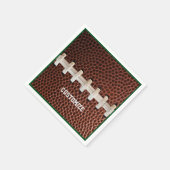 Achtergrond football laces servet (Hoek)