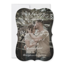 Achtergrond foto bruiloft uitnodiging