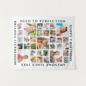 Achtergrond foto-inkuilpartij op geboortedag 33 wandkleed (Voorkant (horizontaal))