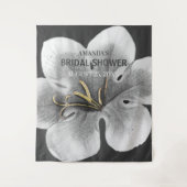 Achtergrond foto's foto's van zwarte en witte brui wandkleed (Voorkant)