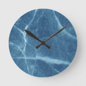 Achtergrond gebroken glas ronde klok (Voorkant)