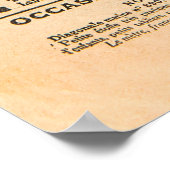 Achtergrond gebruikt papier. Oude krantenpagina's Poster (Hoek)