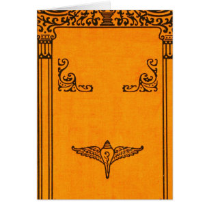 Achtergrond gegraveerd Hoesje oud boek