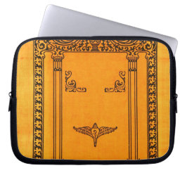 Achtergrond gegraveerd Hoesje oud boek Laptop Sleeve