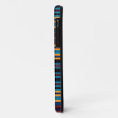 Achtergrond gele blauwe bruine strepen Case-Mate iPhone case (Achterkant/links)