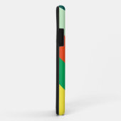 Achtergrond gele Oranje blauwe strepen Case-Mate iPhone Case (Achterkant/rechts)