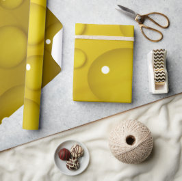 Achtergrond gele waterval cadeaupapier