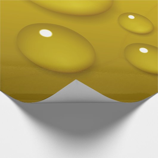 Achtergrond gele waterval cadeaupapier (Hoek)