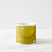 Achtergrond gele waterval espresso kop (Voorkant)