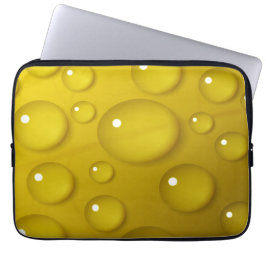 Achtergrond gele waterval laptop sleeve