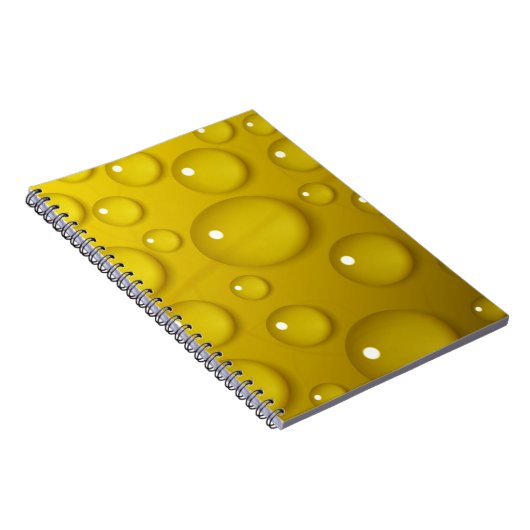 Achtergrond gele waterval notitieboek (Rechterzijde)