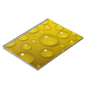 Achtergrond gele waterval notitieboek (Linkerzijde)