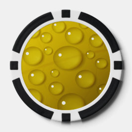 Achtergrond gele waterval poker chips