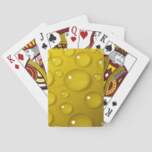 Achtergrond gele waterval pokerkaarten (Achterkant)