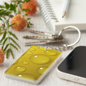 Achtergrond gele waterval sleutelhanger (Voorkant Rechts)