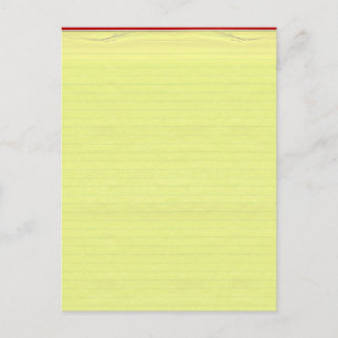 Achtergrond gelijnd schoolpapier briefkaart