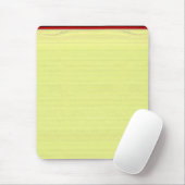 Achtergrond gelijnd schoolpapier muismat (Met muis)
