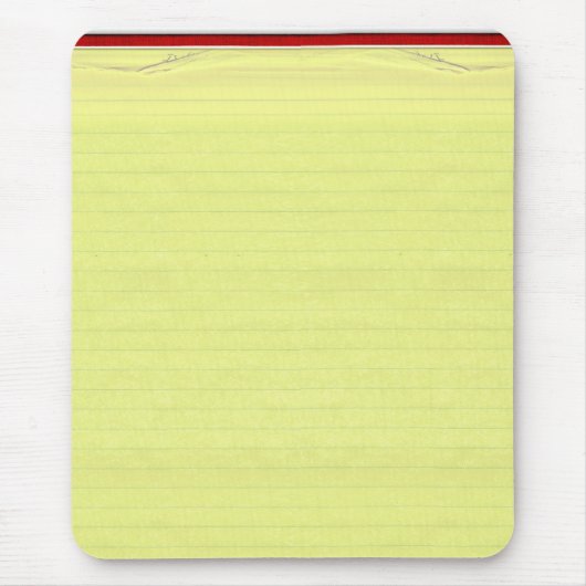 Achtergrond gelijnd schoolpapier muismat (Voorkant)