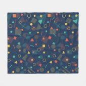 Achtergrond Geometrische Patroon Fleece Deken (Voorkant (Horizontaal))