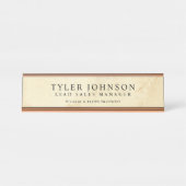  achtergrond Gepersonaliseerd Bureau Naambordje (Voorkant)