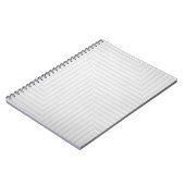 Achtergrond gestreepte patroonpapier notitieboek (Linkerzijde)