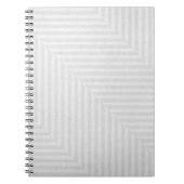 Achtergrond gestreepte patroonpapier notitieboek (Voorkant)
