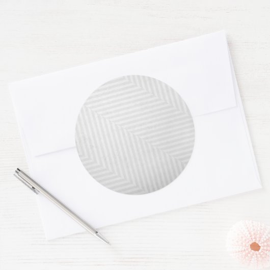 Achtergrond gestreepte patroonpapier ronde sticker (Envelop)