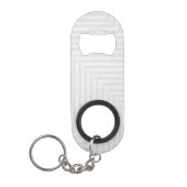 Achtergrond gestreepte patroonpapier sleutelhanger flessenopener (Voorkant)